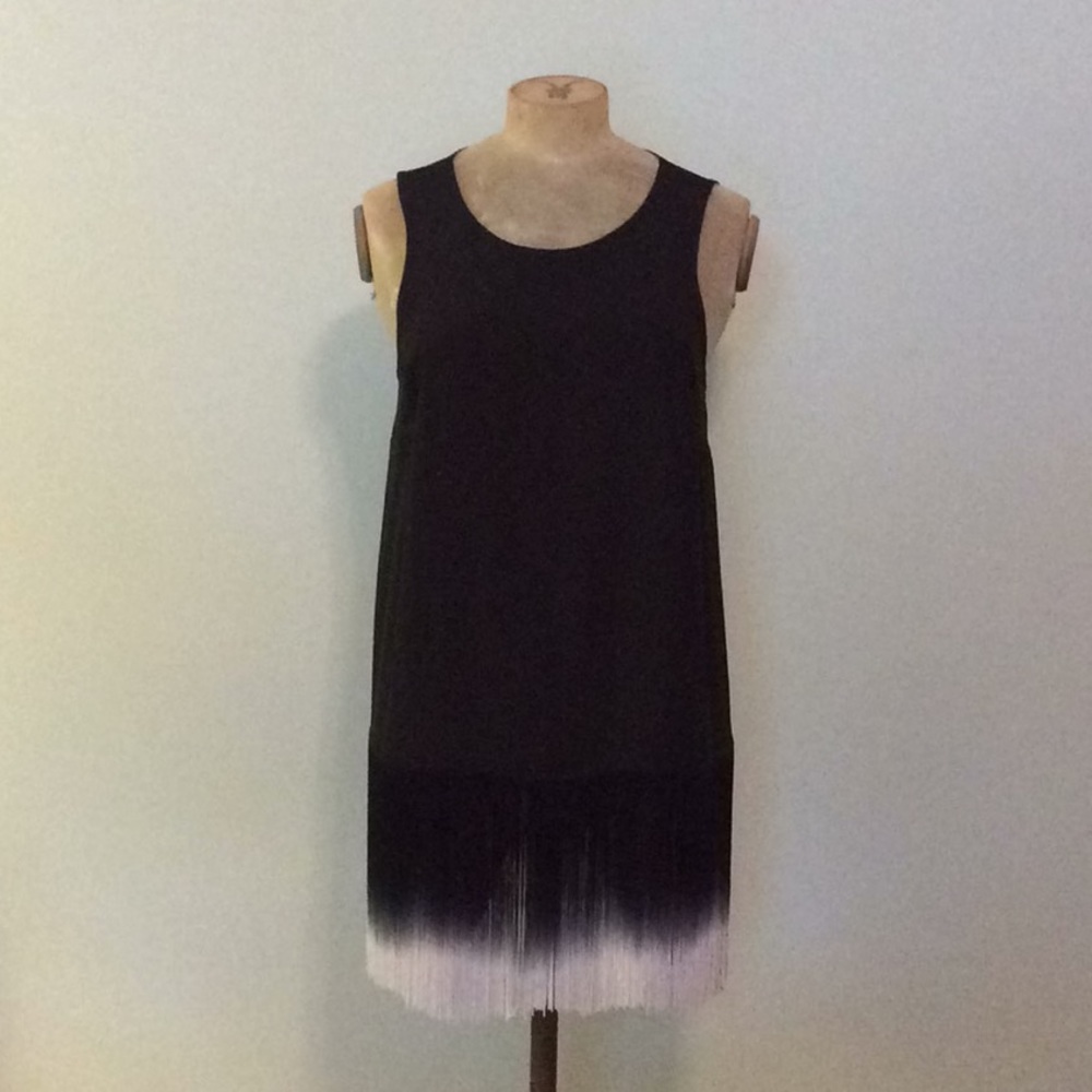 Kensie Ombré Fringe Top